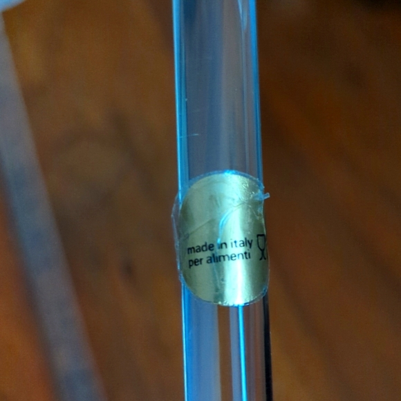 Acrylic clear MCM style salad serving utensils Italy - Picture 3 of 4